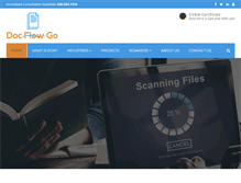 Tablet Screenshot of docflowgo.com